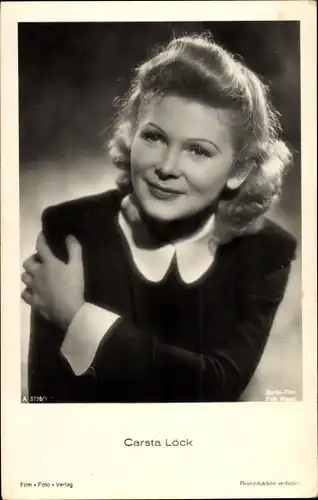 Ak Schauspielerin Carsta Löck, Portrait