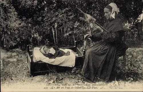 Ak Coutumes, Moeurs et Costumes Bretons, Un Ber au Pays de Galot