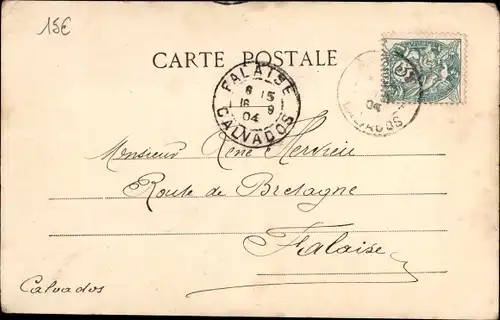 Ak Les Camelots, Straßenhändler