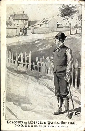 Künstler Ak Concours des Légendes de Paris Journal, 300000 Francs de Prix