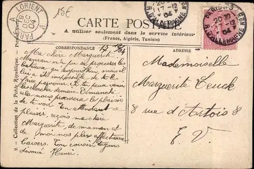 Ak Russischer Schriftsteller Lew Nikolajewitsch Tolstoi, Portrait