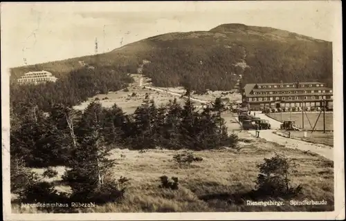 Ak Špindlerova bouda Spindlerbaude im Riesengebirge, Jugendkammhaus Rübezahl