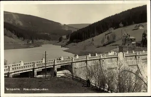 Ak Talsperre Krausebauden