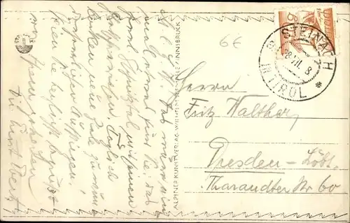 Ak Tirol Österreich, Innsbrucker Hütte, Stubaital