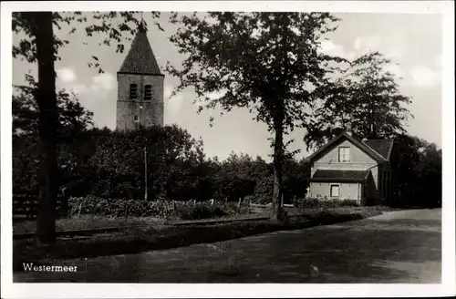 Ak Westermeer Friesland, Teilansicht