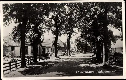 Ak Oudemirdum Friesland Niederlande, Jolderenstraat