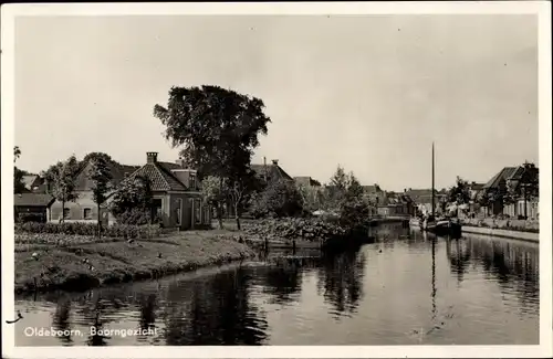 Ak Oldeboorn Friesland Niederlande, Boorngezicht