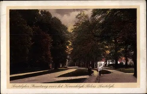 Ak Soestdijk Utrecht Niederlande, Straatweg voor het Koninklijk Palais