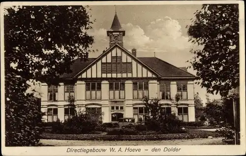 Ak Den Dolder Utrecht Niederlande, Directiegebouw W. A. Hoeve