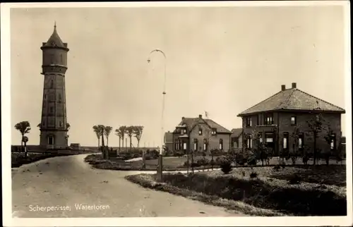 Ak Scherpenisse Zeeland, Watertoren