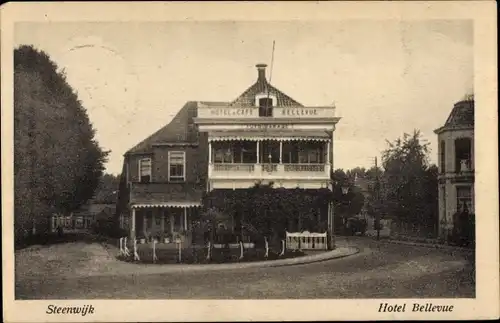 Ak Steenwijk Overijssel, Hotel Bellevue