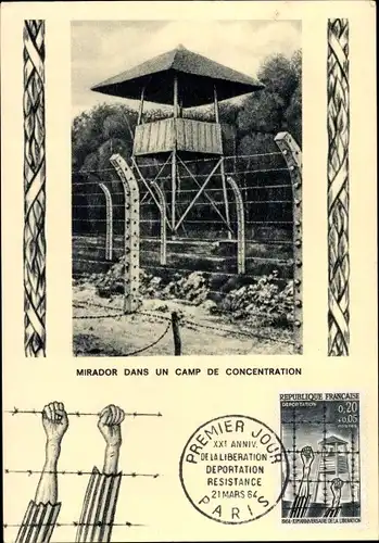 Ak Mirador dans un Camp de Concentration, Anniversaire de la Liberation 1964