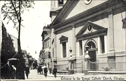 Ak Gibraltar, Entrance to the Roman Catholic Church