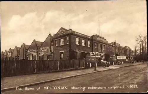 Ak The Home of Meltonian showing extensions completed in 1927