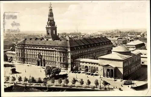 Ak København Kopenhagen Dänemark, Christiansborg Slot, Schloss