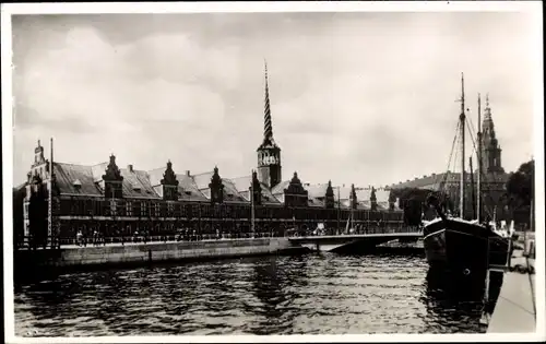 Ak København Kopenhagen Dänemark, Blick zur Börse