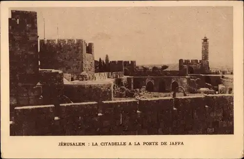 Ak Jerusalem Israel, La Citadelle a la Porte de Jaffa