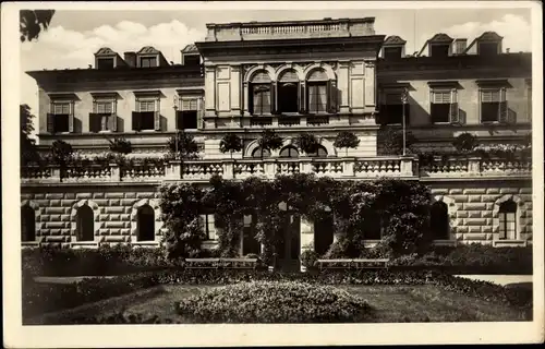 Ak Bílina Bilin Region Aussig, Lazenska budova