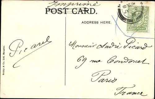 Ak Margate Kent England, The Oval, Cliftonville