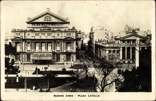 Ak Buenos Aires Argentinien, Plaza Lavalle