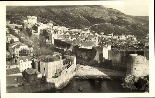 Ak Dubrovnik Kroatien, Stadtansicht