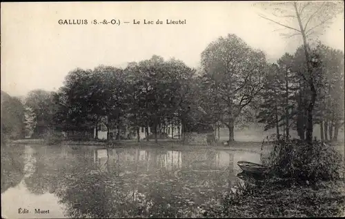 Ak Galluis Yvelines, Le Lac du Lieutel