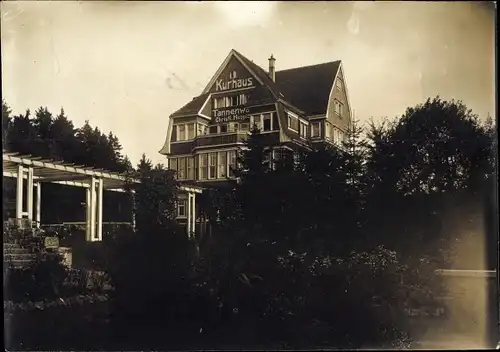 Foto Benneckenstein Oberharz am Brocken, Kurhaus Tannenwald, um 1920