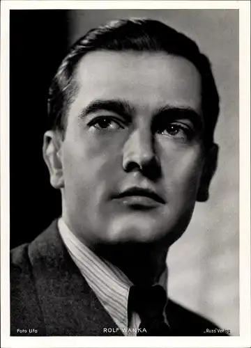 Foto Schauspieler Rolf Wanka, Portrait