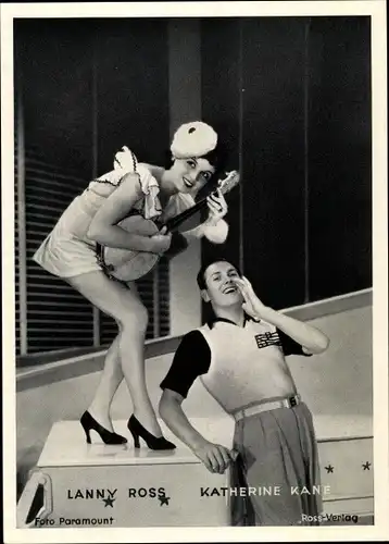 Foto Schauspielerin Katherine Kane, Schauspieler Lanny Ross, Filmszene