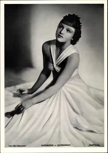 Foto Schauspielerin Ingeborg von Kusserow, Portrait