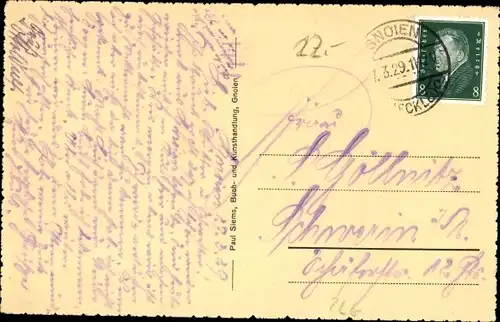 Ak Gnoien in Mecklenburg, Bischofstraße