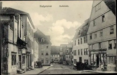 Ak Hofgeismar in Nordhessen, Marktstraße