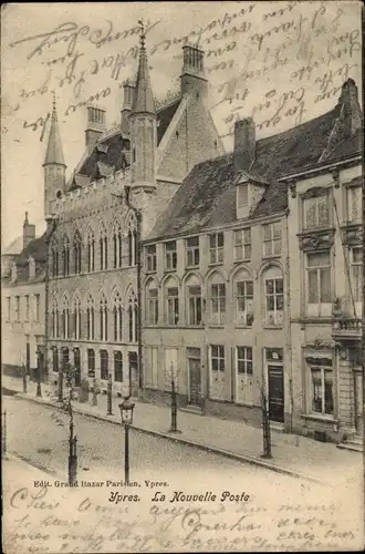 Ak Ypres Westflandern, La Nouvelle Poste