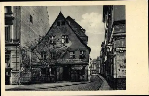 Ak Berlin Mitte, Altstadt, Fischerstraße 21, Restaurant zum Nussbaum