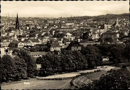 Ak Gera in Thüringen, Panorama