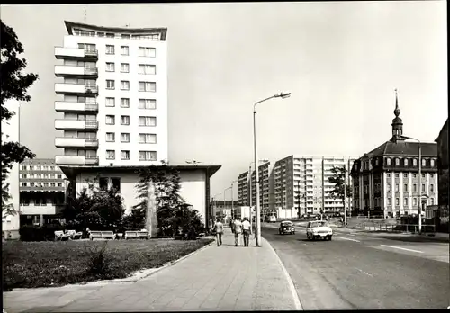 Ak Gera in Thüringen, Ernst-Thälmann-Straße