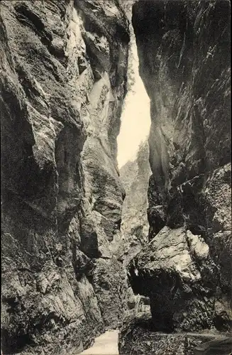 Ak Garmisch Partenkirchen in Oberbayern, Partnachklamm