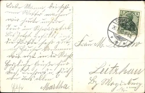 Ak Schwarzburg in Thüringen, Blick vom Trippstein auf den Ort