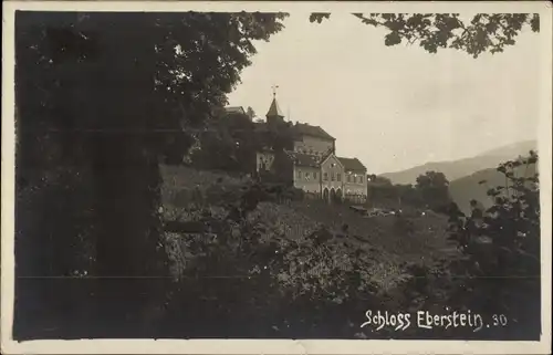 Foto Ak Gernsbach im Murgtal Schwarzwald, Schloss Eberstein