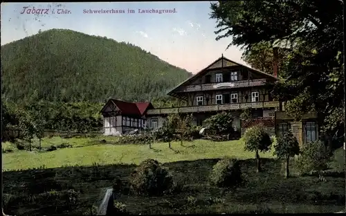 Ak Tabarz im Thüringer Wald, Schweizerhaus im Lauchagrund
