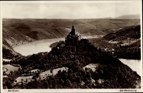 Ak Braubach am Rhein, Marksburg