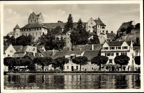 Ak Meersburg am Bodensee, altes Schloß