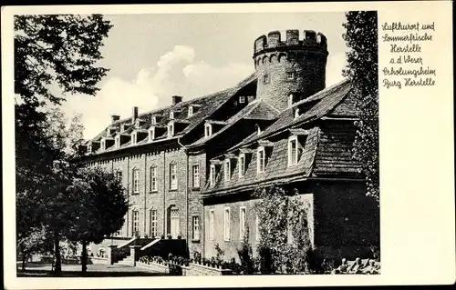 Ak Herstelle Beverungen an der Weser, Erholungsheim Burg Herstelle