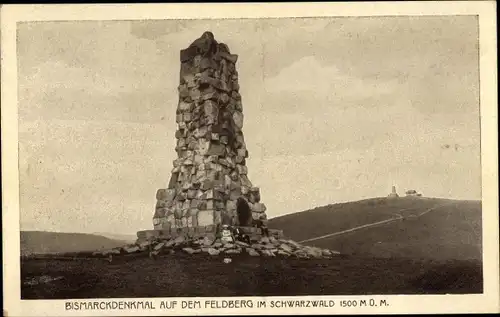 Ak Feldberg im Schwarzwald, Bismarckturm