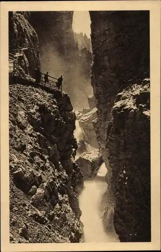 Ak Tiefenbach Oberstdorf im Oberallgäu, Breitachklamm