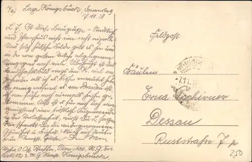 Ak Königsbrück in der Oberlausitz, Stadtkirche