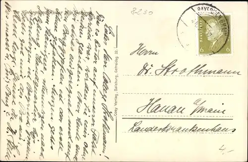 Ak Bad Reichenhall in Oberbayern, Saalachsee