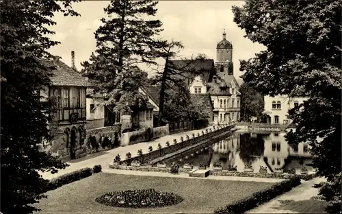Ak Neustadt an der Orla, Gamsenteich, Kirche