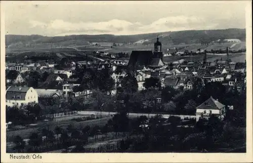 Ak Neustadt an der Orla, Totale