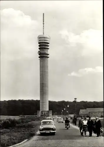 Ak Schwerin in Mecklenburg Vorpommern, Fernsehturm mit Turmcafé